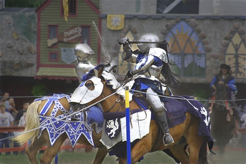 Close Range Jousting at the Michigan Renaissance Festival