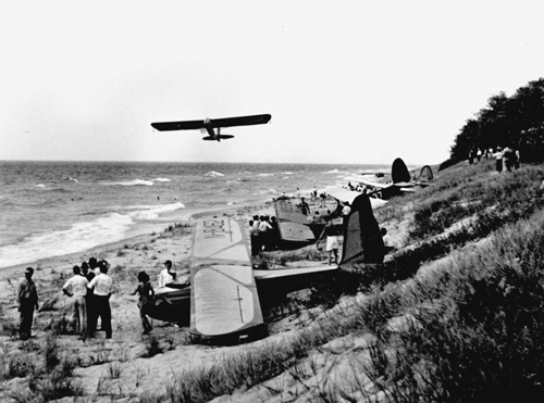 Sailplanes on the Frankfort Beach