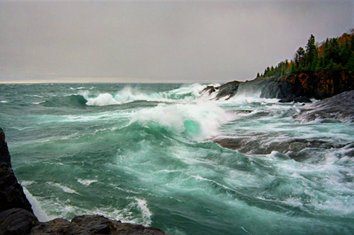 Lake Superior,Presque Isle, Gales of November