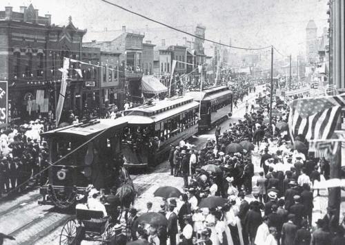 Interurban electric railroad on the Holland and Lake Michigan Railway