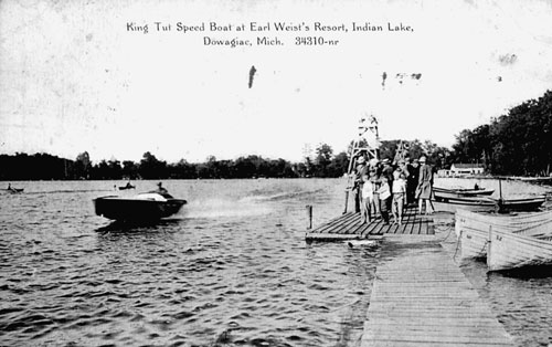 Speedboat ‘King Tut’ on Indian Lake