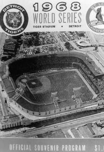 1968 Detroit Tigers / St. Louis Cardinals World Series program cover