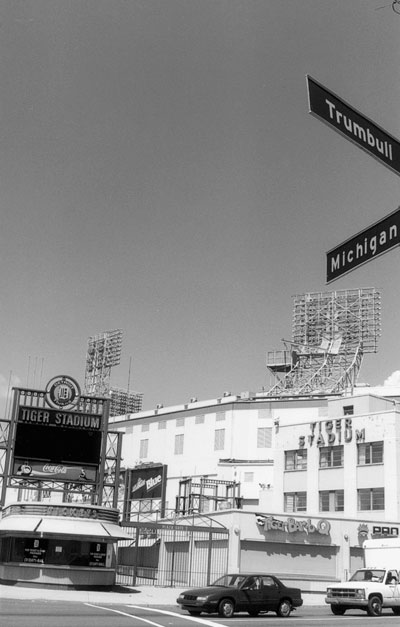 At the corner of Michigan & Trumbull