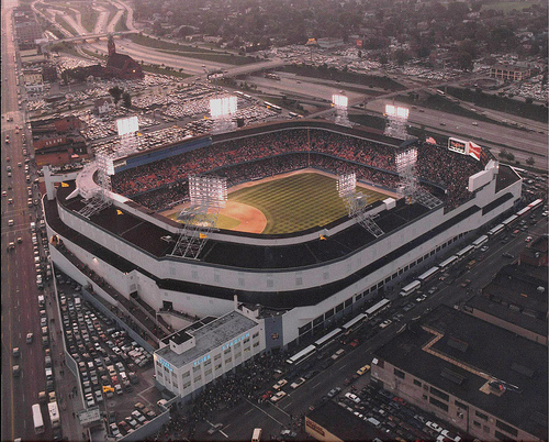 Aerial View of Tiger Stadium