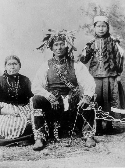 Chief David Shoppenagon with wife & child