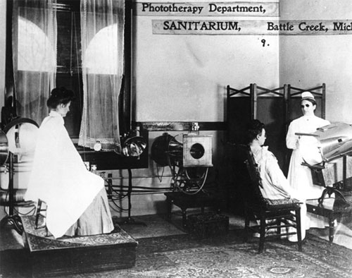 Phototherapy Department at the Battle Creek Sanitarium
