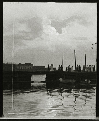 Going to the night boat, Petoskey, Mich.