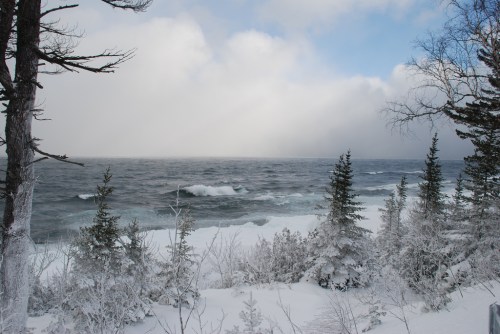 Lake Superior Shore in Winter