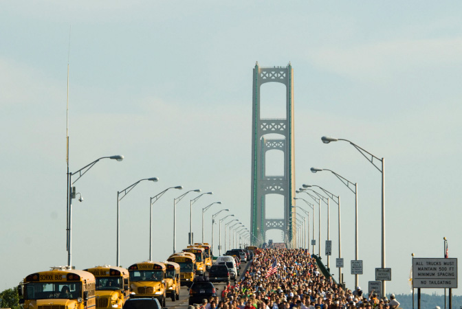 2008 Mackinac Bridge Walk