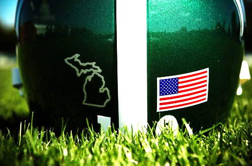 Michigan State Spartant Helmet Decal Michigan State Spartant Helmet Decal