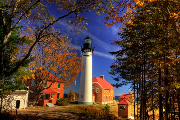 Au Sable Lighthouse Pictured Rocks National Lakeshore