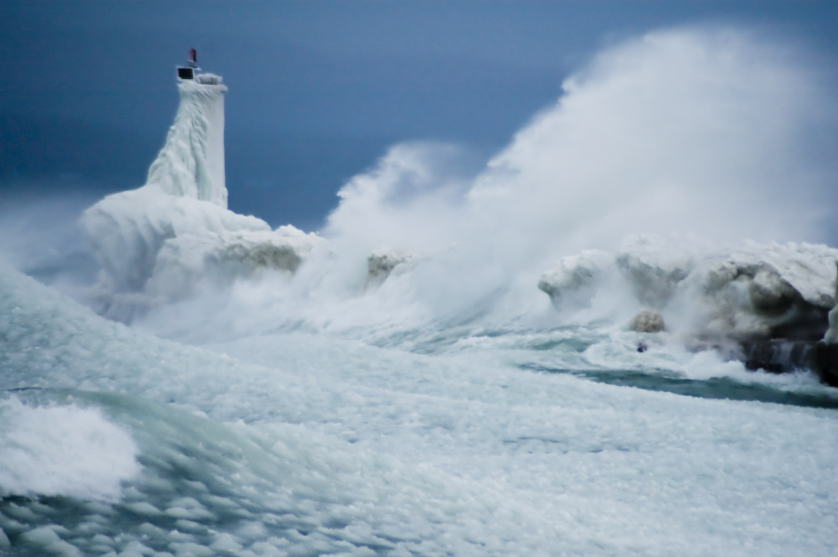 Furious Lake Michigan