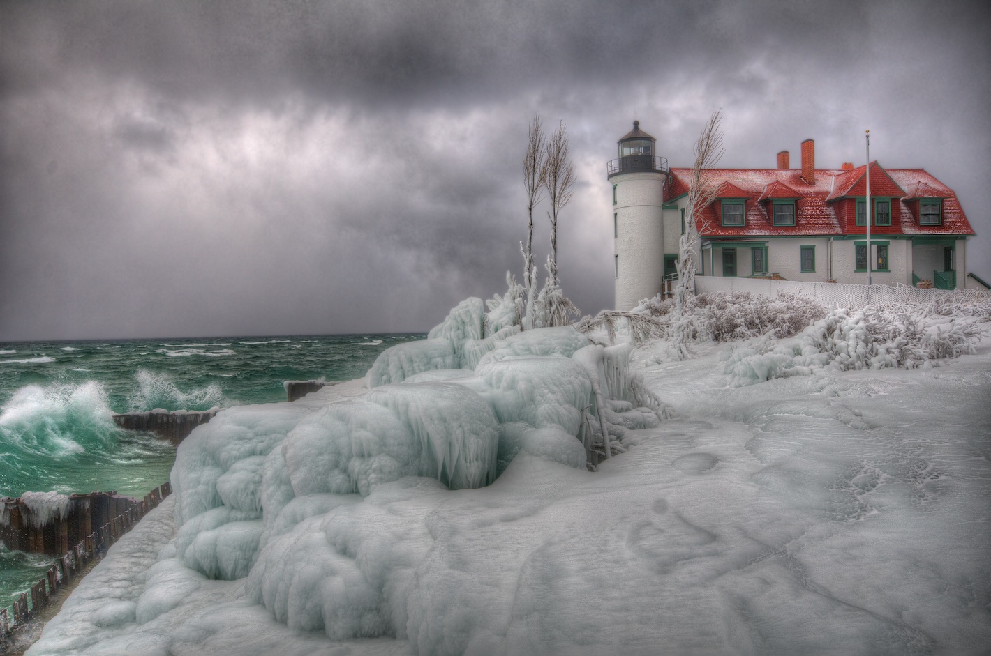 Point Betsie Lighthouse Winter
