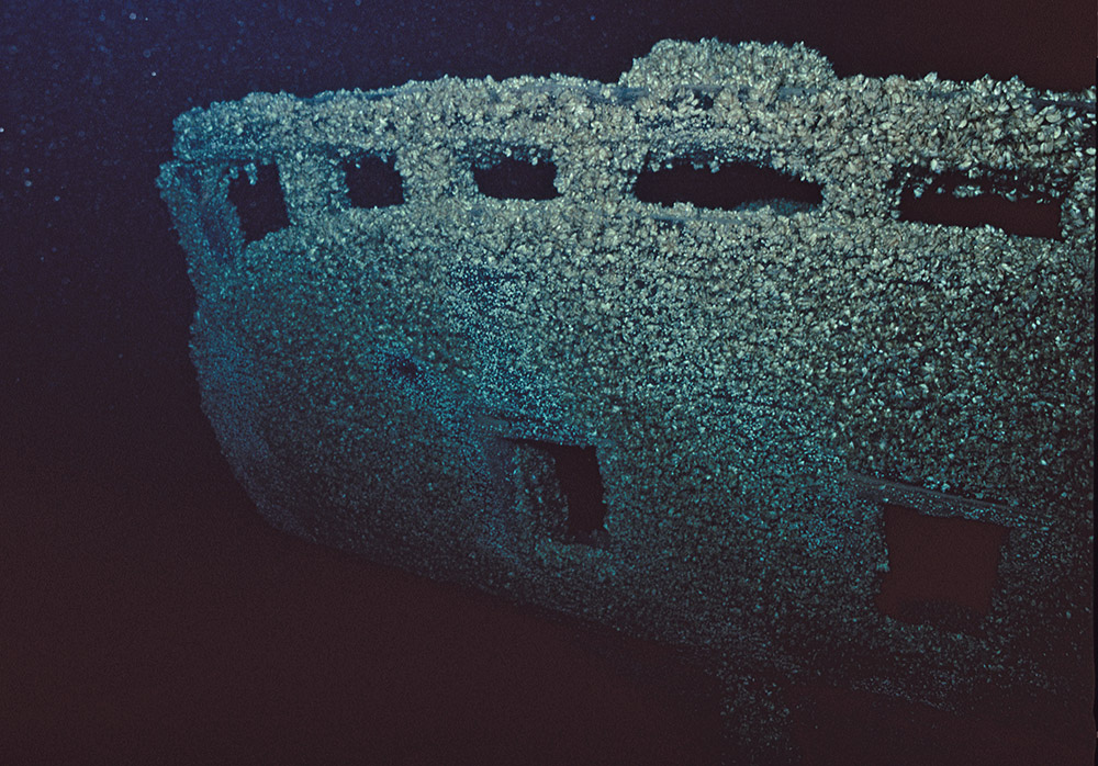 Stern of Mystery Ship