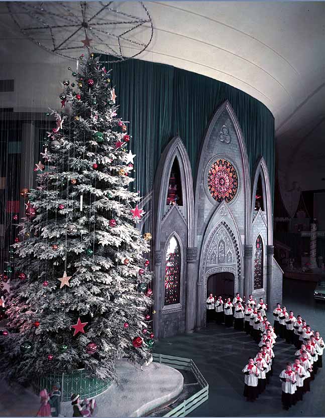 Ford Rotunda Building at Christmas 1961