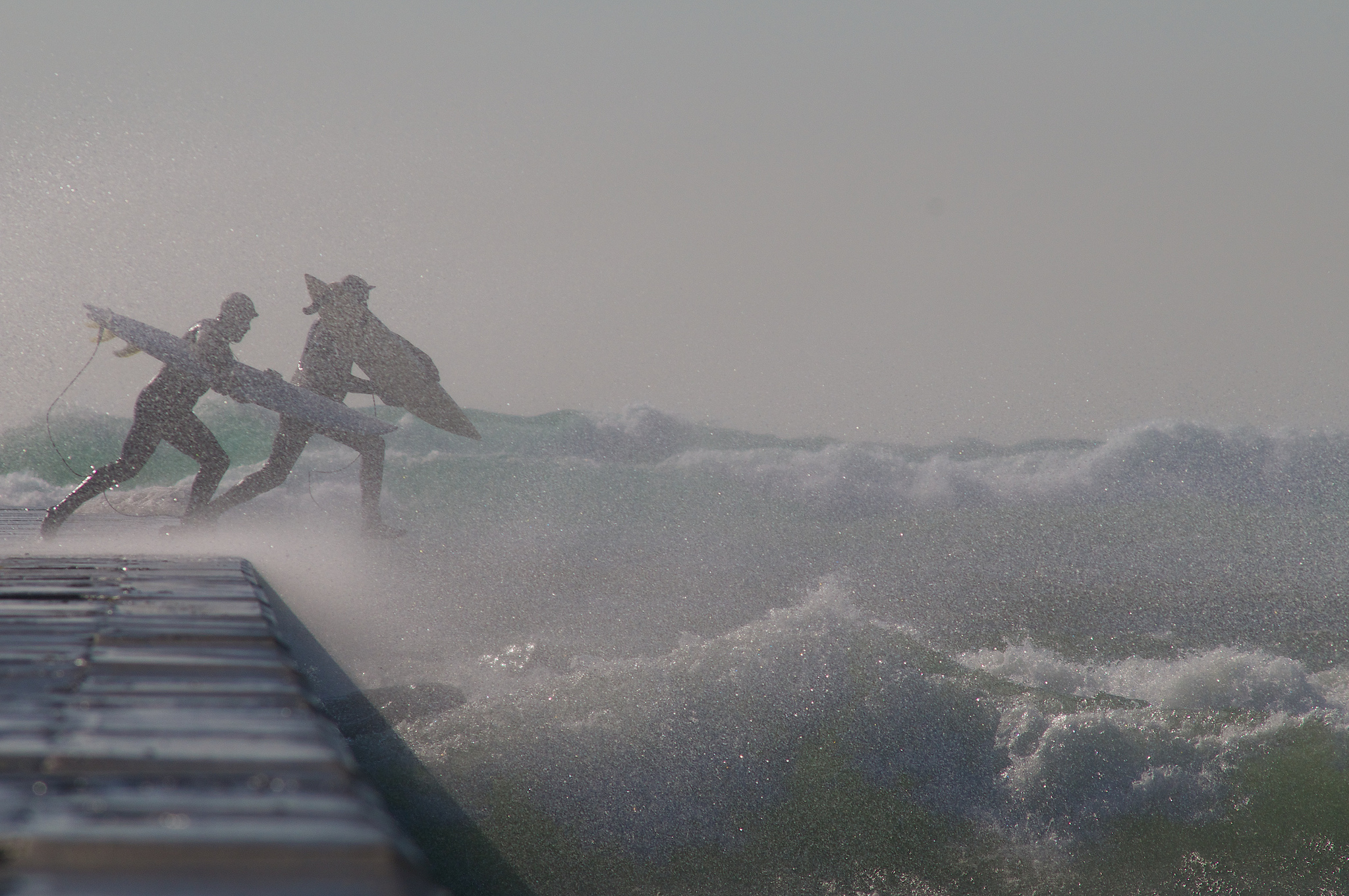 Frankfort Winter Surfing
