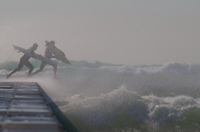Frankfort Winter Surfing