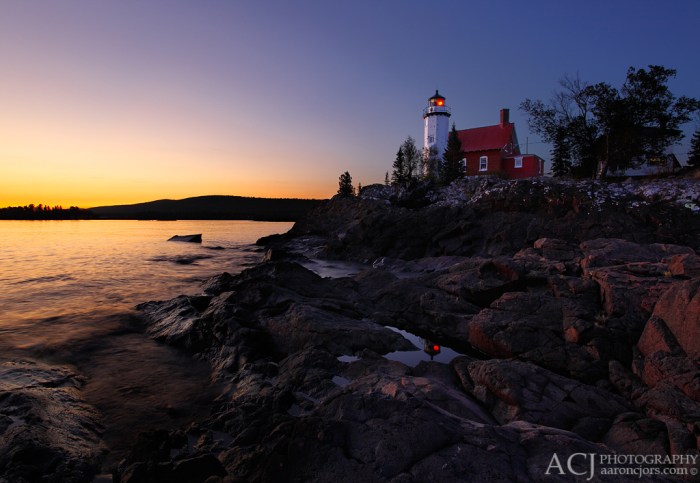 Eagle Harbor Lighthouse Sunset