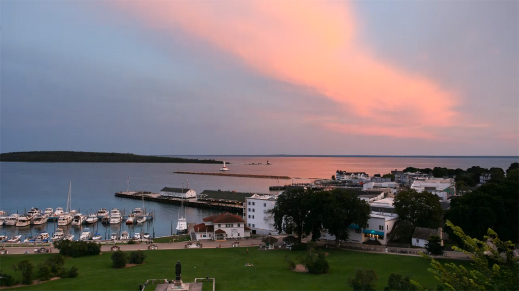 Mackinac-Island-Sunset