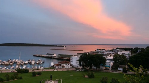 Mackinac-Island-Sunset