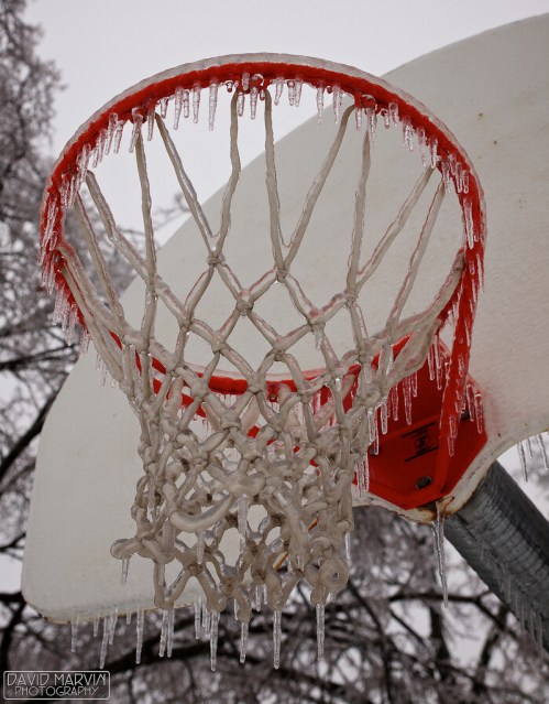 Icy Michigan Morning