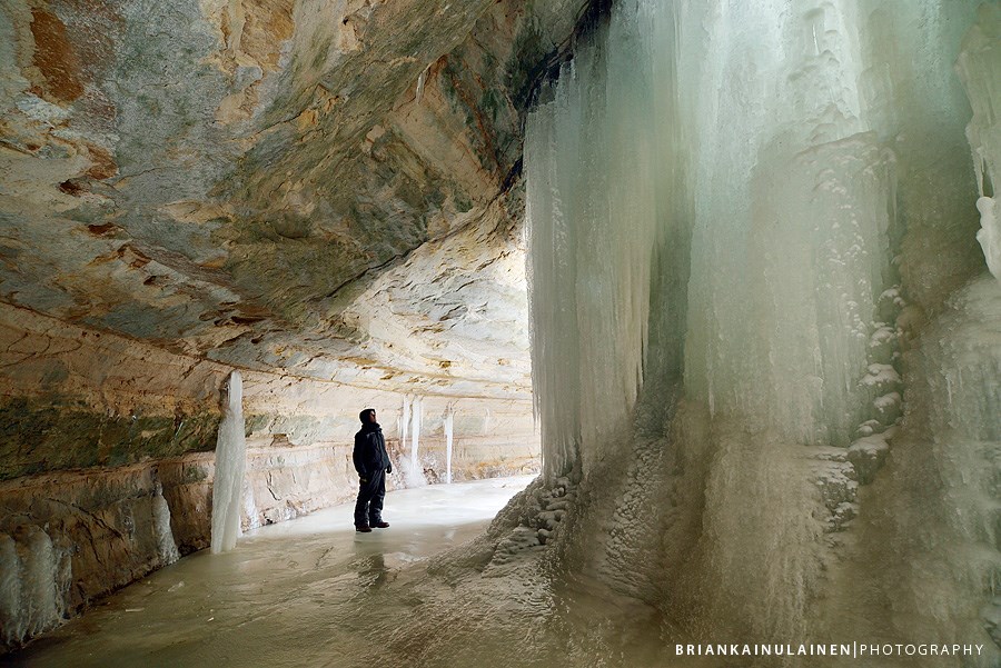 Behind Tannery Falls