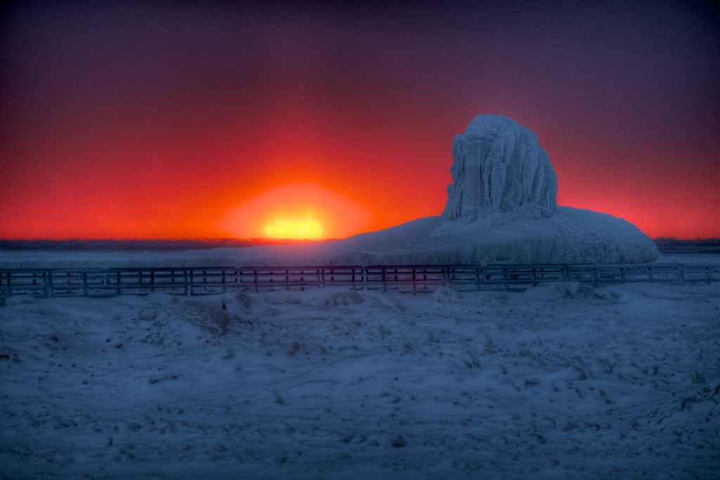 Onekama Sunset by Jason Lome