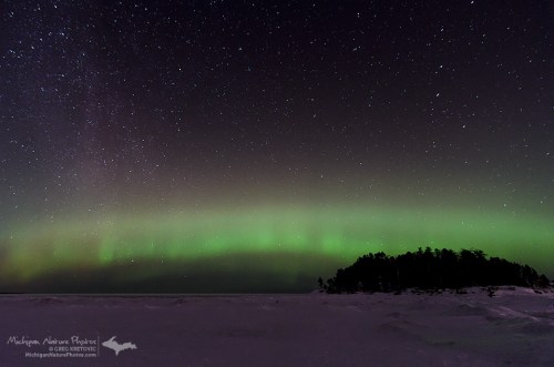 Frigid Auroras Over Superior