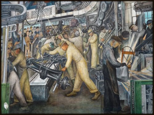 Detroit Institute of Arts: "Detroit Industry" Murals, South Wall--Detroit MI
