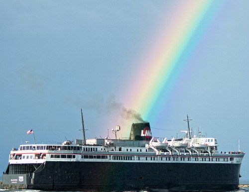 Rainbow over the Badger