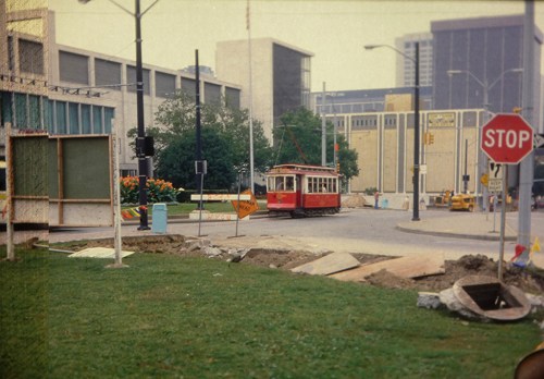 Detroit trolley 1980