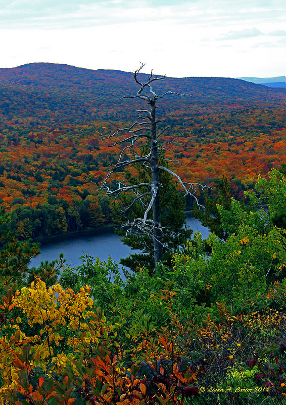 Lake of the Clouds from the Escarpment Trail, Porcupine Mountains
