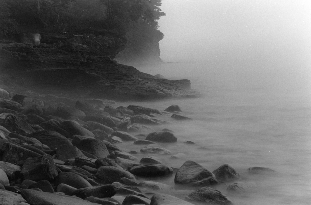 Presque Isle Fog by Mark Obrien