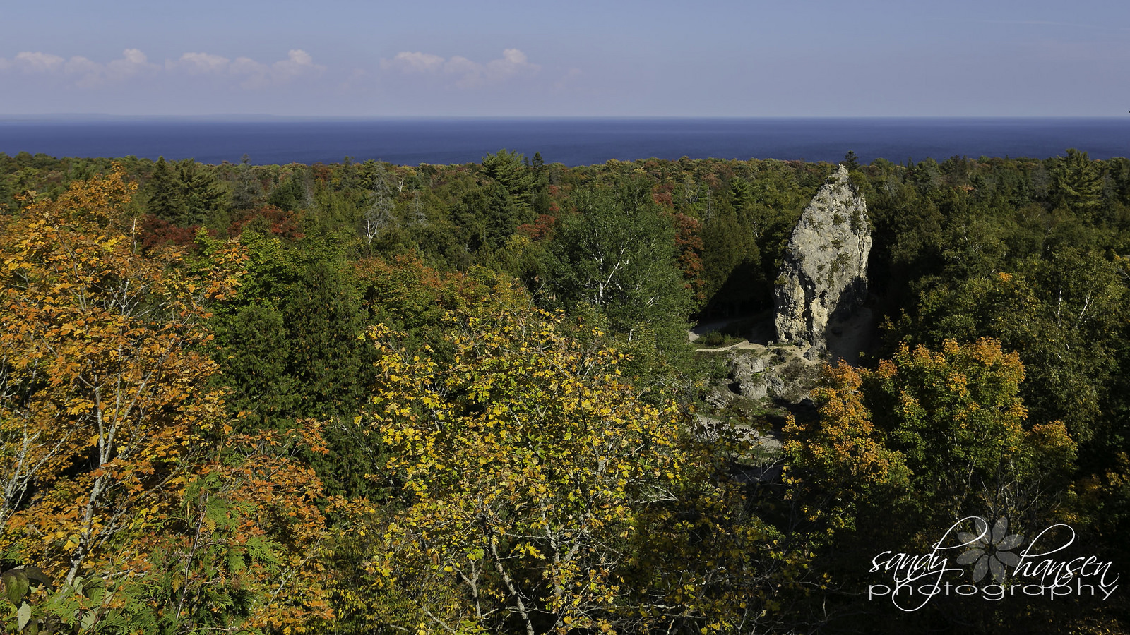Sugar Loaf Rock Mackinac Island