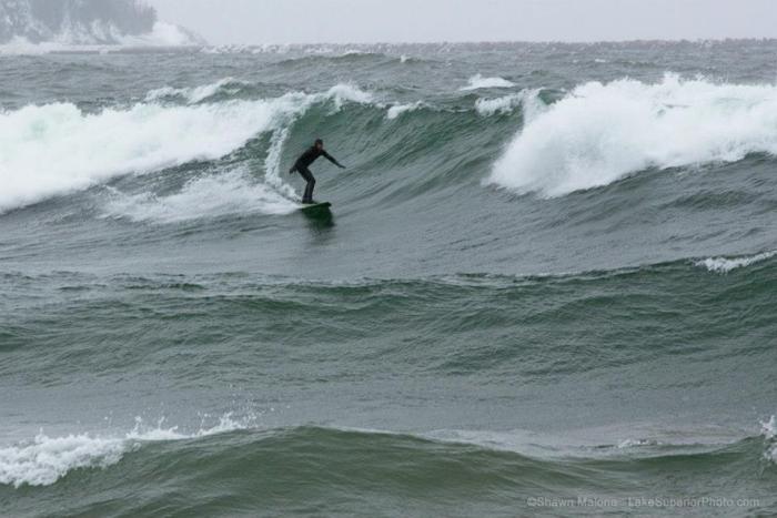 Marquette MI Surf 04-12-2013