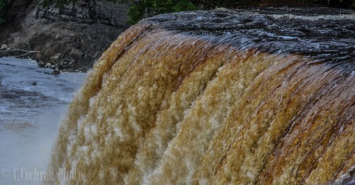 Tahquamenon Falls Root beer falls
