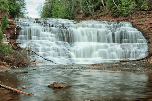 Agate Falls, Bruce Crossing, MI, April, 2010