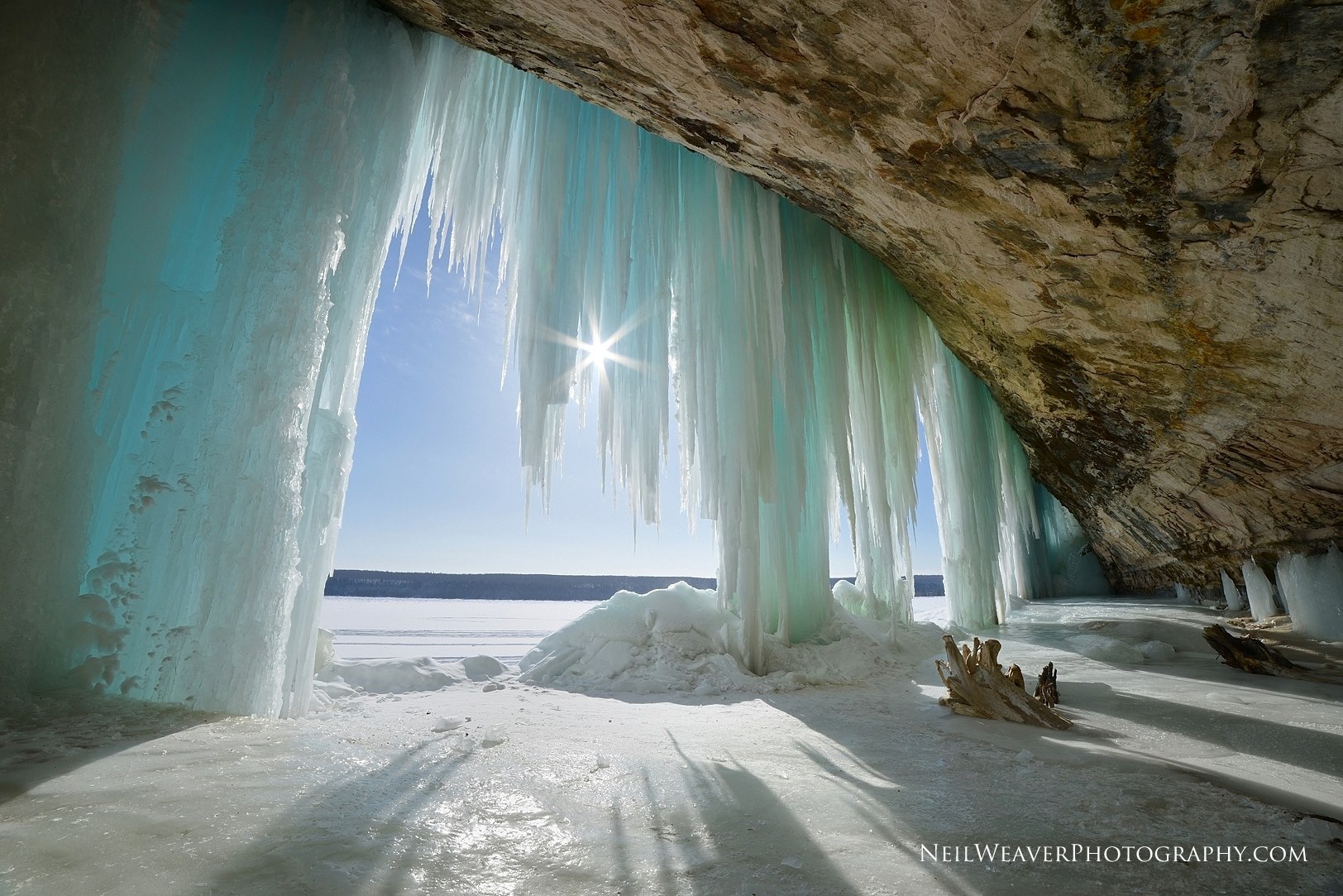Ice Curtains at Grand Island