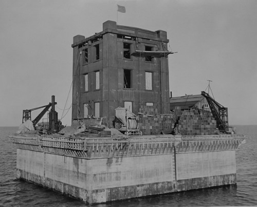 Poe Reef under construction