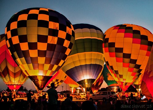 Hot Air Balloon Glow