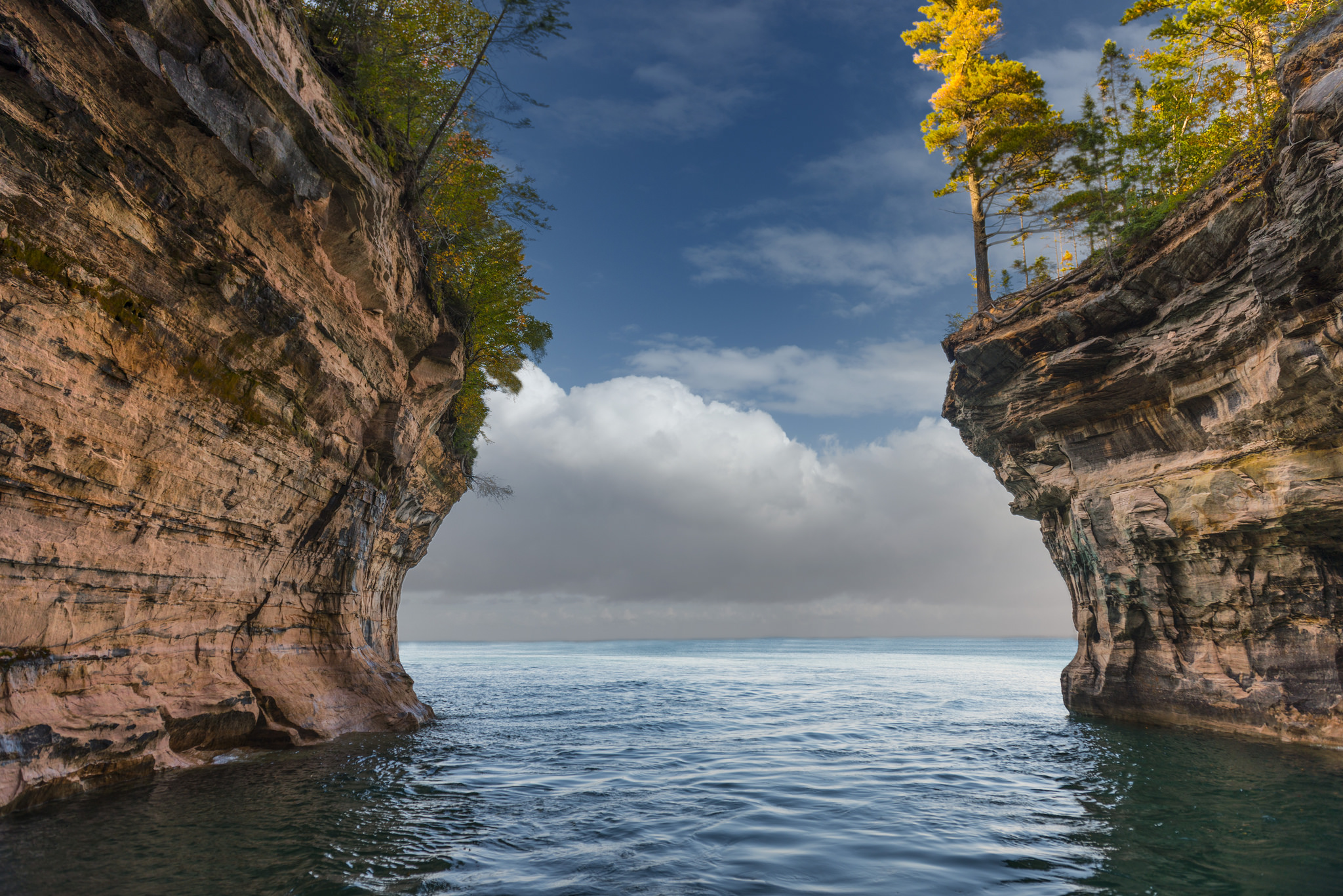 Looking Out at Pictured Rocks