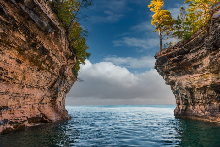 Looking Out at Pictured Rocks