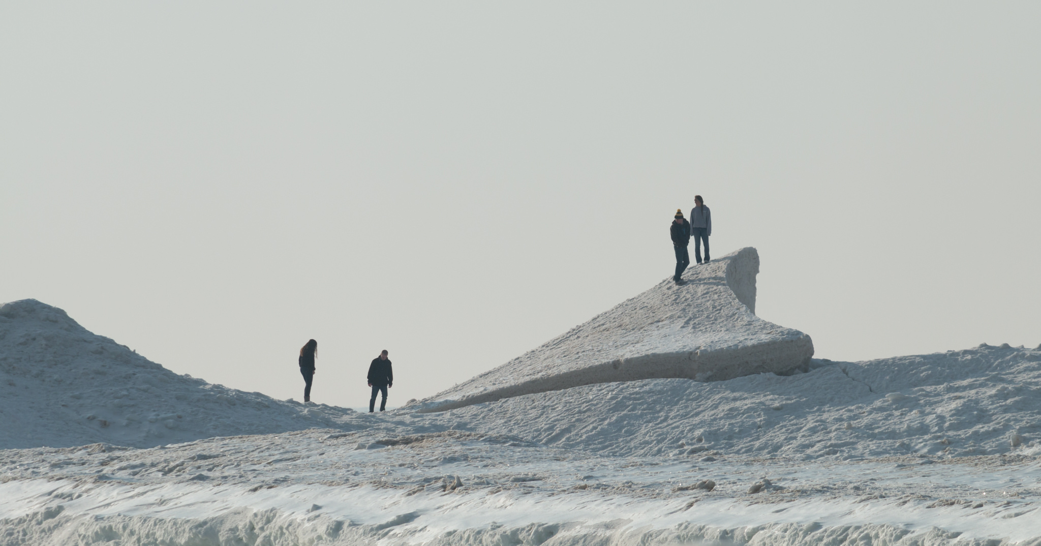 The ice, with some people thrown in for scale