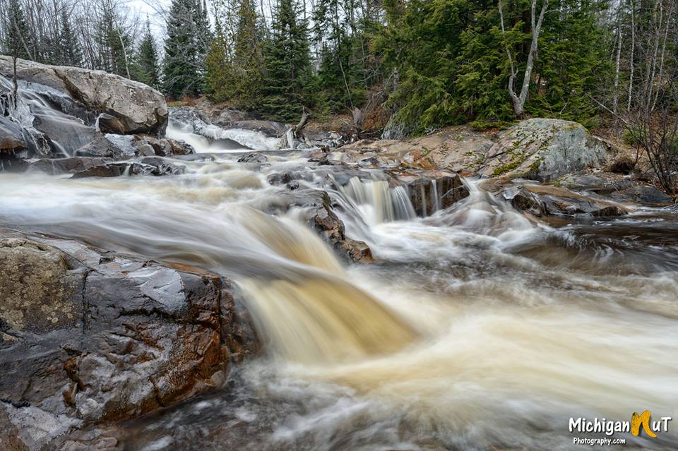 Yellow Dog Falls near Big Bay