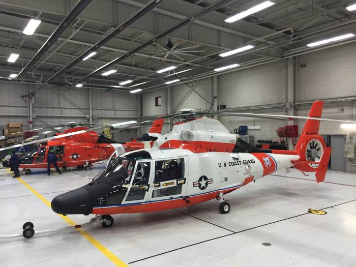 Coast Guard Centennial Helicopter 6517 Traverse City