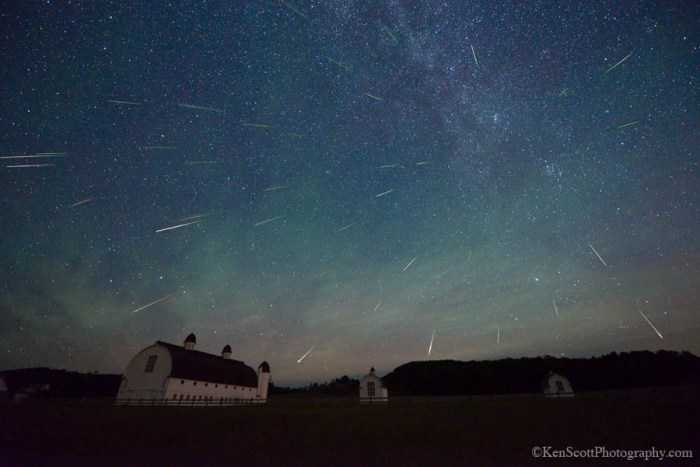D H Day Farm ... perseid meteor shower