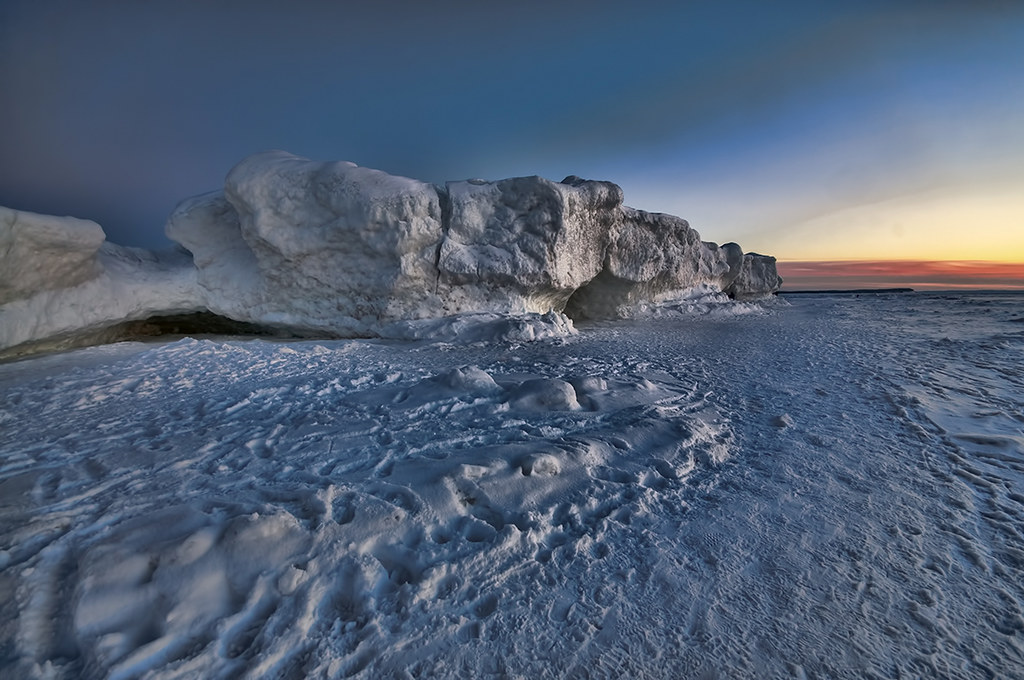 Ice Cave Evening by Mark Miller