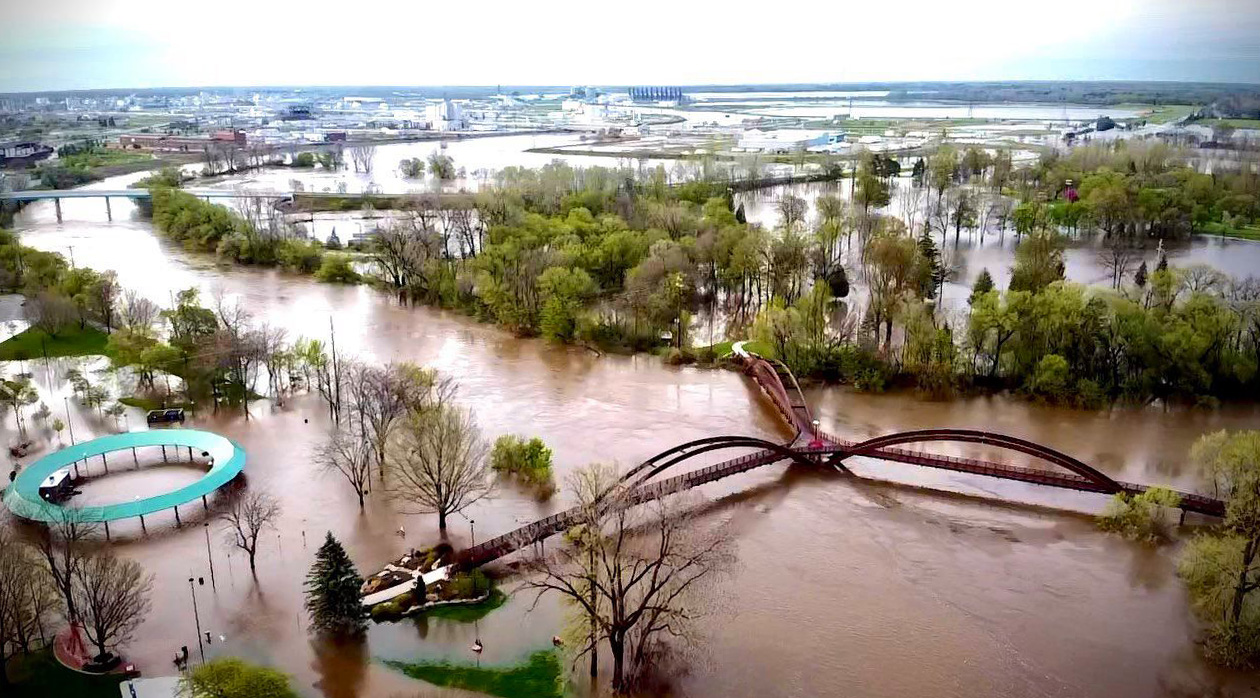 2020 Flooding in Midland MIchigan by City of Midland