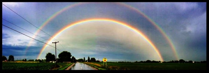 Double rainbow! by Tom