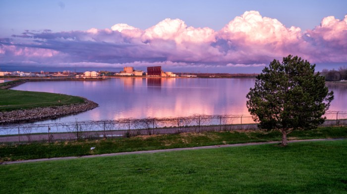 Sunset at the Cloud Factory by Charles Bonham
